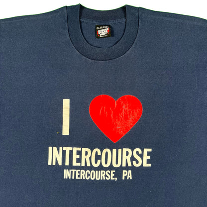 90s I Heart Intercourse Tee- XL