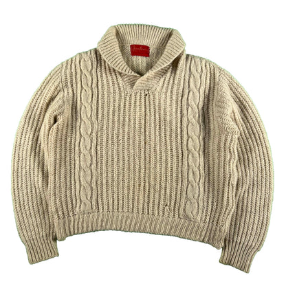 50s Jantzen Mohair Shawl Collar Sweater- M