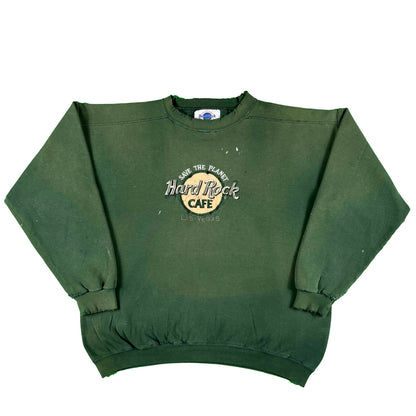 90s Perfectly Worn Hard Rock Cafe Las Vegas Sweatshirt- XL