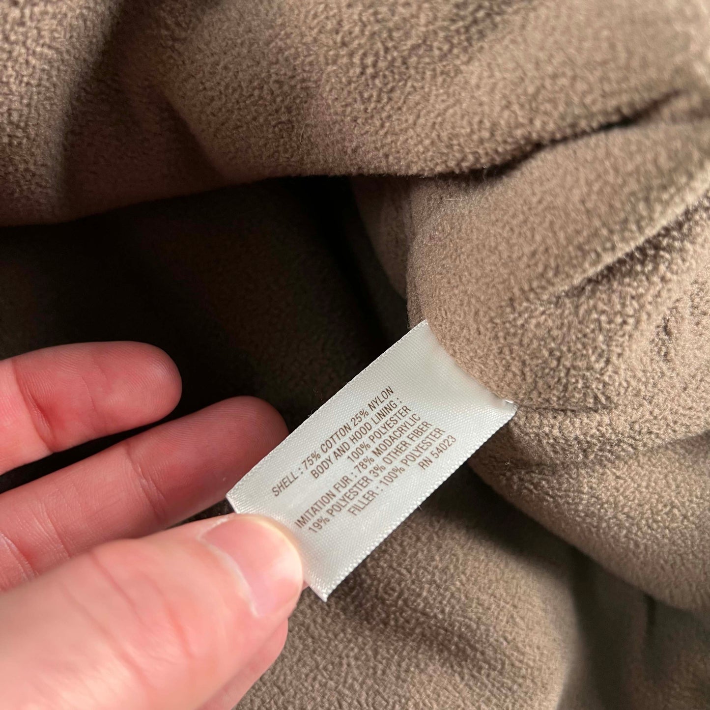 2010 Deadstock Old Navy Faux Fur Hooded Jacket- XS