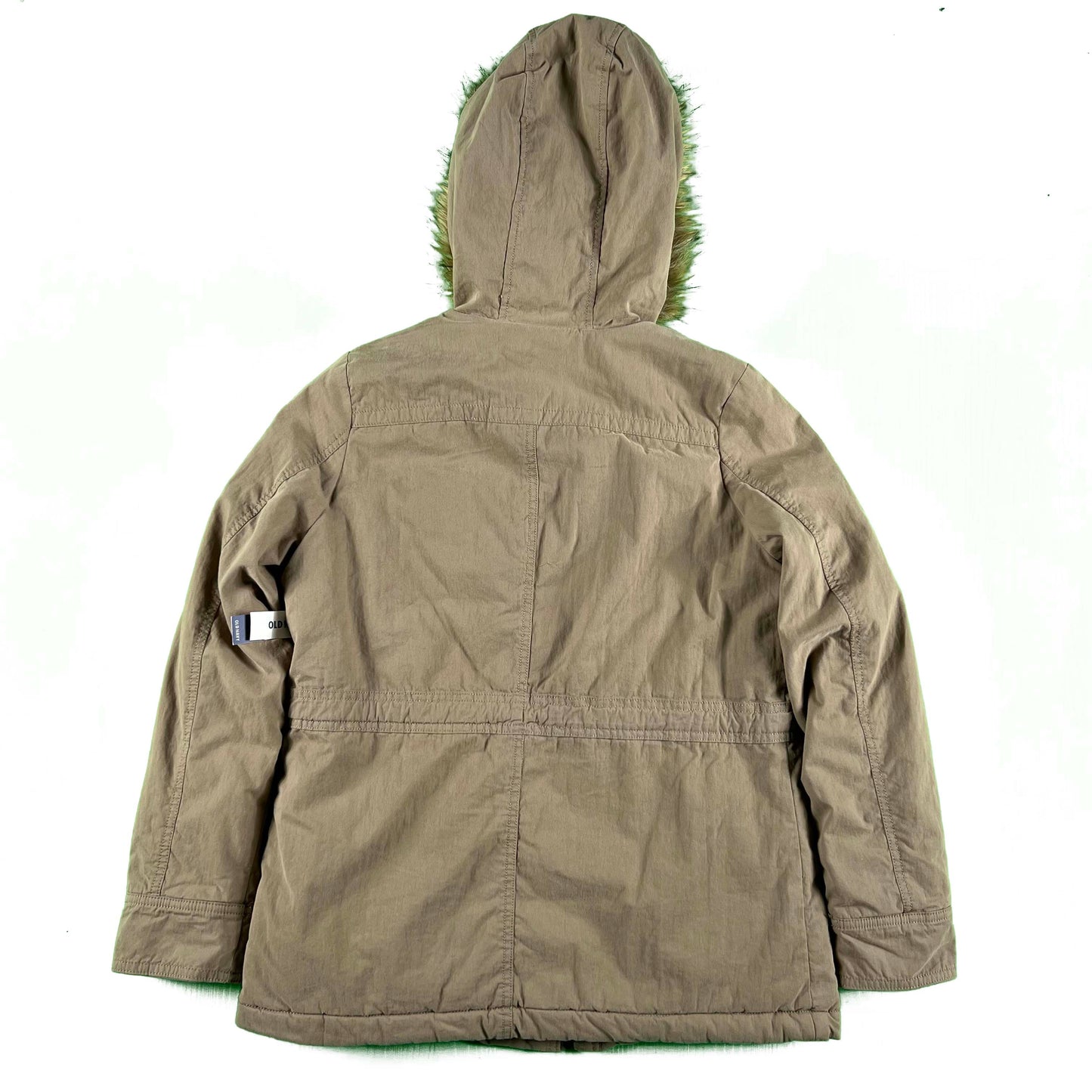 2010 Deadstock Old Navy Faux Fur Hooded Jacket- XS