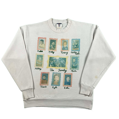 90s 'The Family' Photo Print Sweatshirt- M