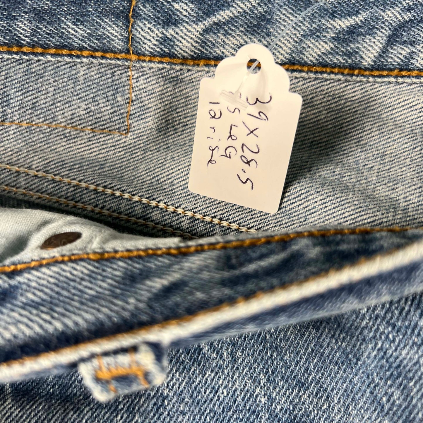 90s Levi's 501 Repaired Denim-39x28.5