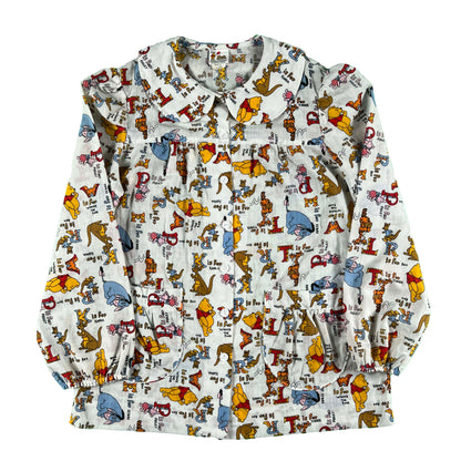 70s Sears Winnie the Pooh Blouse- S/M