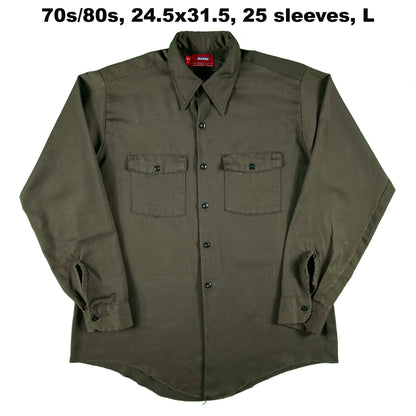 Vintage 1960s-1990s Dickies Work Shirts- SELECT SHIRT
