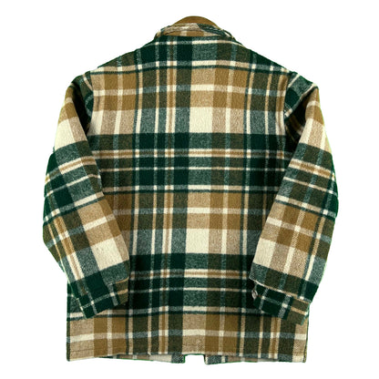 70s Woolrich Fleece Lined Plaid Jacket- M