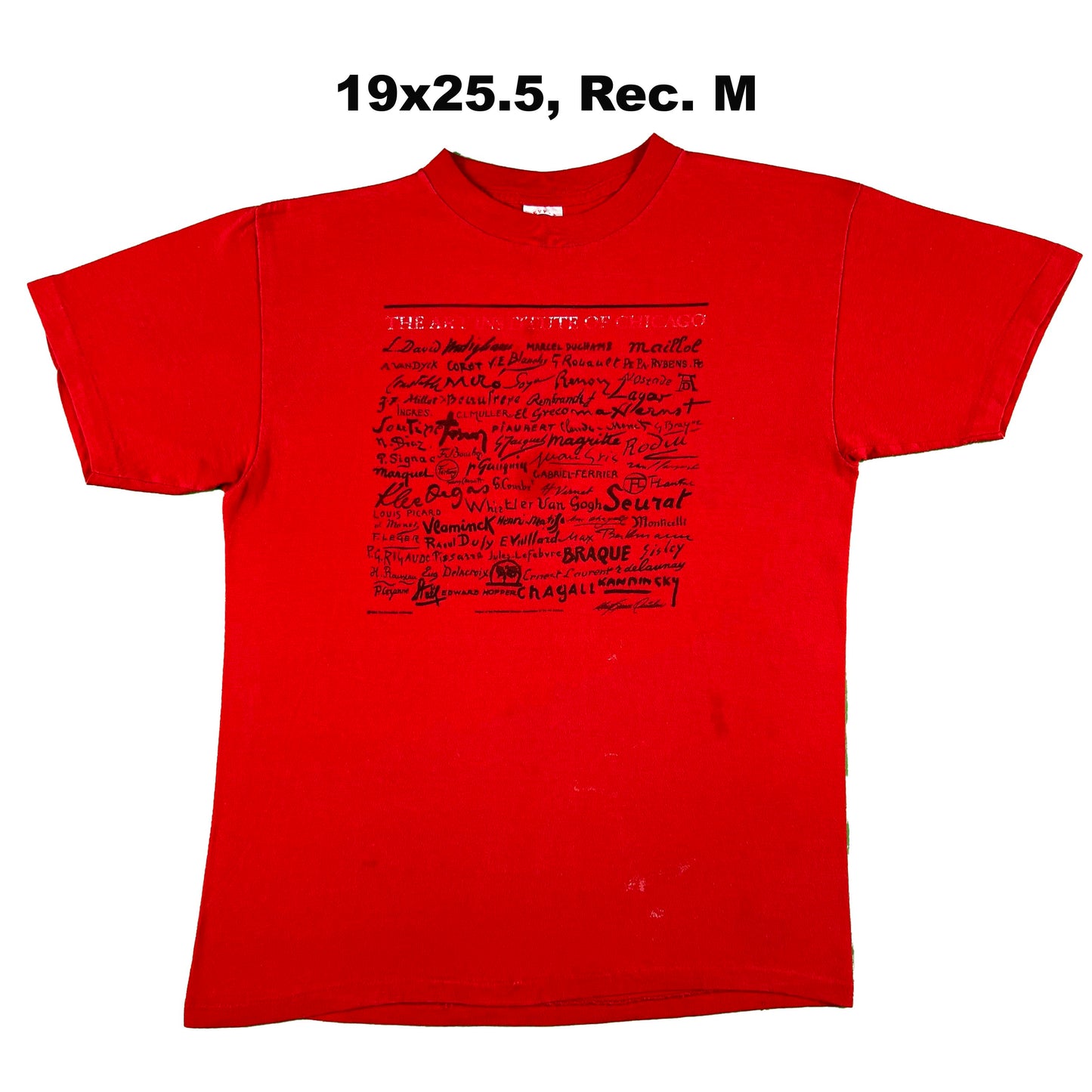 80s Art Institute of Chicago Tees- SELECT SHIRT