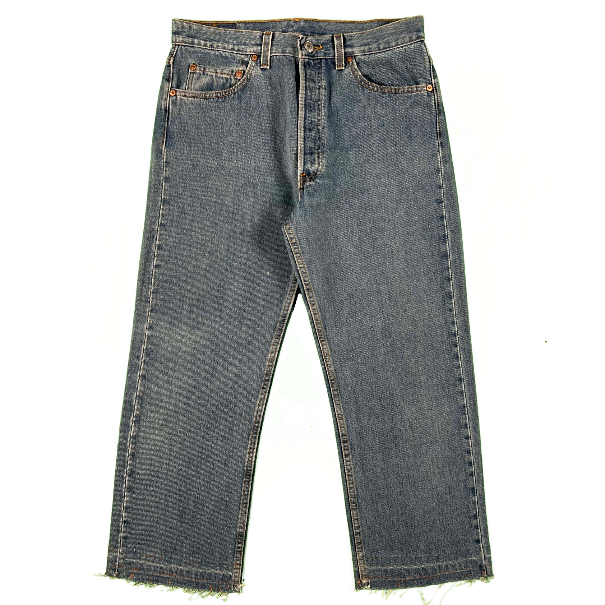 90s Raw Hem Levi's 501 Denim-31x24 – Plum Garments