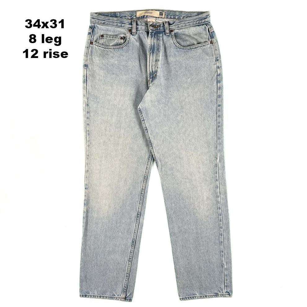 2001 Gap Relaxed Fit Denim- 34x31