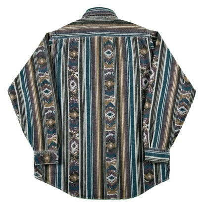 90s Carhartt Aztec Cotton Chamois Shirt- L