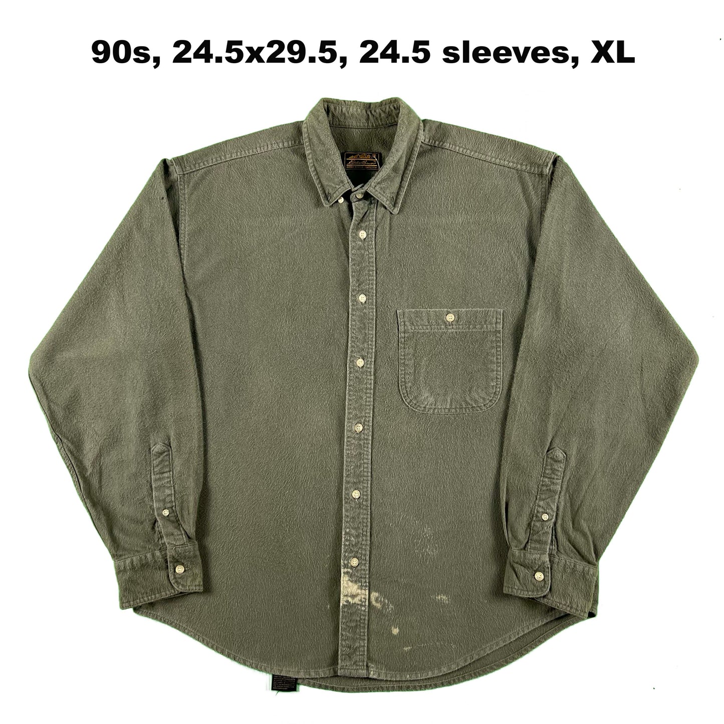Vintage Eddie Bauer 100% Cotton Chamois Shirts- SELECT SHIRT