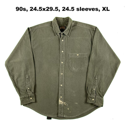 Vintage Eddie Bauer 100% Cotton Chamois Shirts- SELECT SHIRT