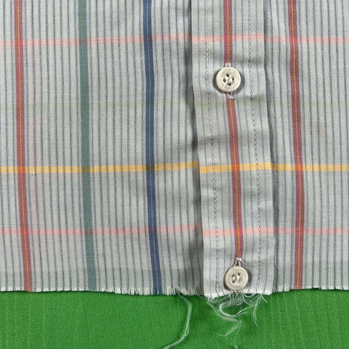70s/80s Cropped Plaid Button Up Shirts- SELECT SHIRT