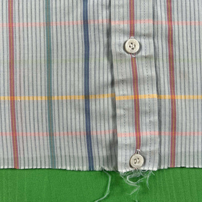 70s/80s Cropped Plaid Button Up Shirts- SELECT SHIRT