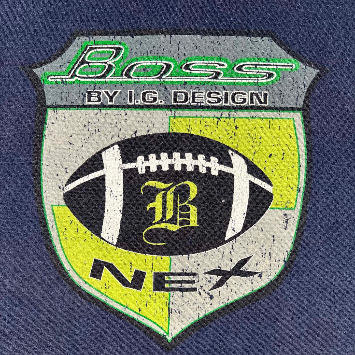 90s Boss Football Tee- XL