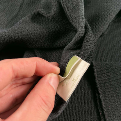 00s Waffle Knit Black Tank Top- M