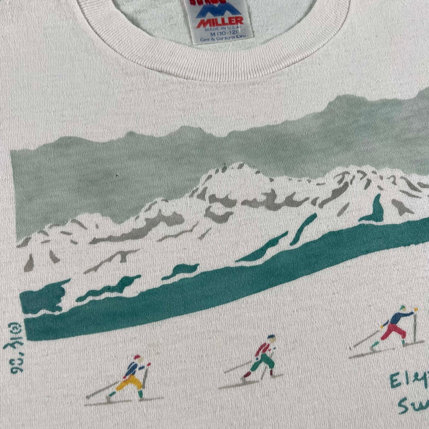 80s Sun Valley Idaho Long Sleeve Tee- XXS