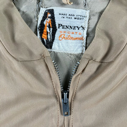 50s Penney's Rayon Gab Jacket- S