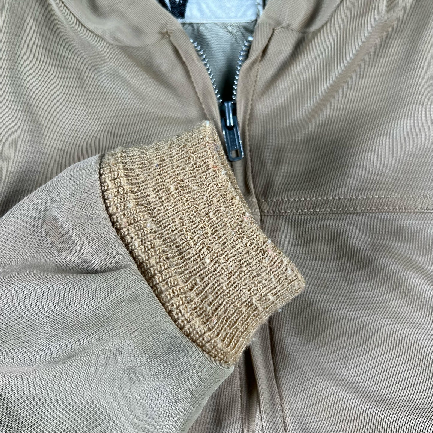 50s Penney's Rayon Gab Jacket- S