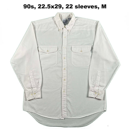 Vintage Gap 100% Cotton Button Up Shirts- SELECT SHIRT