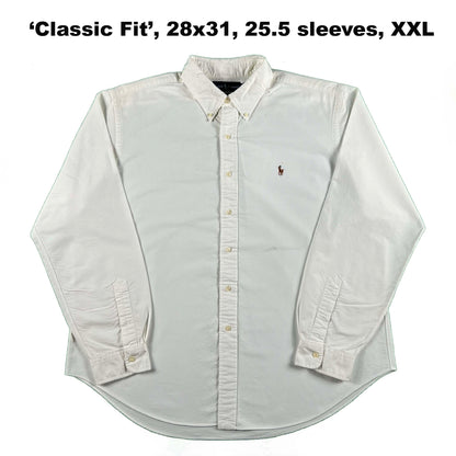 Vintage Ralph Lauren 100% Cotton Button Up Shirts- SELECT SHIRT