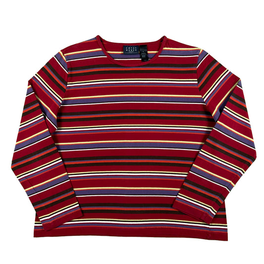 00s 'Crazy Horse' Striped Long Sleeve Shirt- M