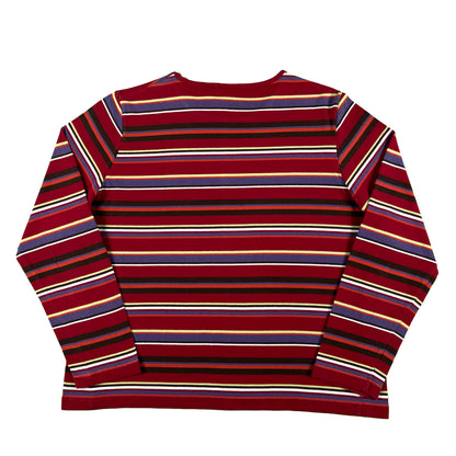 00s 'Crazy Horse' Striped Long Sleeve Shirt- M