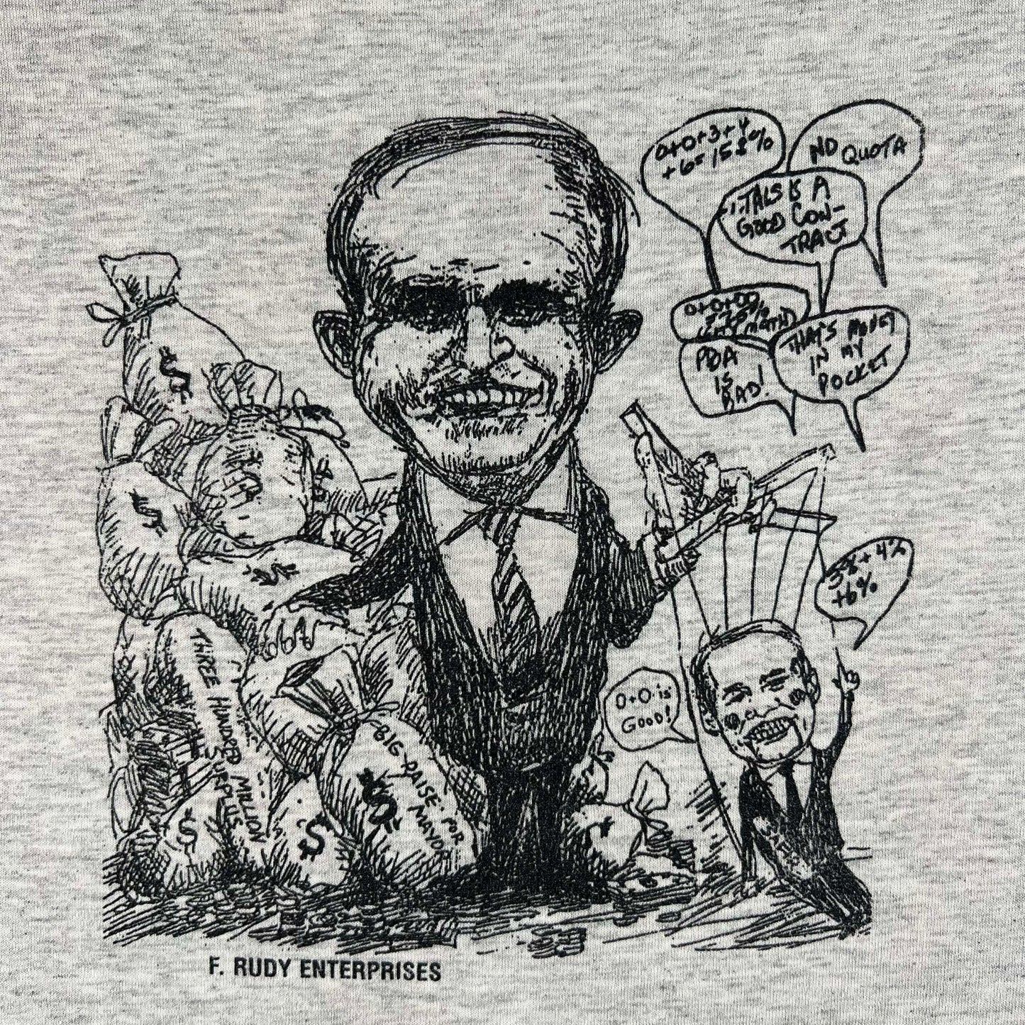 90s FUCK Rudy Giuliani Tee- XXL