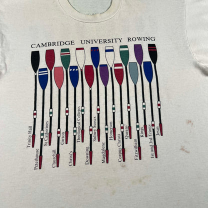 90s Cambridge University Rowing Long Sleeve Tee- L