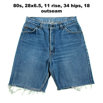 80s/90s Levi's Cut Off Denim Shorts- SELECT PAIR