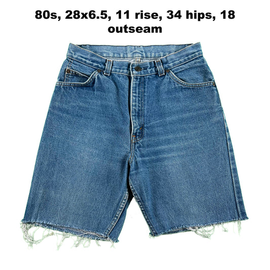 80s/90s Levi's Cut Off Denim Shorts- SELECT PAIR
