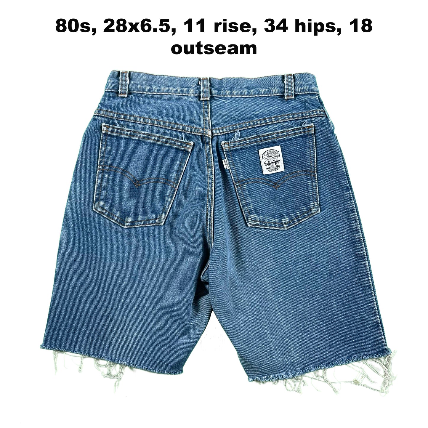 80s/90s Levi's Cut Off Denim Shorts- SELECT PAIR