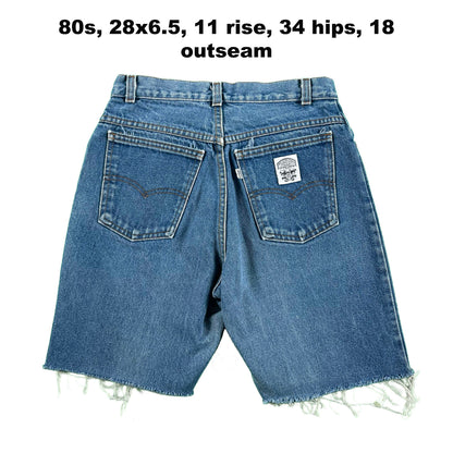 80s/90s Levi's Cut Off Denim Shorts- SELECT PAIR