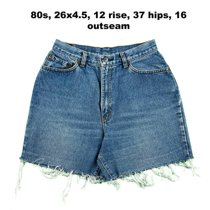 80s/90s Levi's Cut Off Denim Shorts- SELECT PAIR