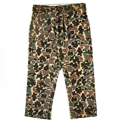 70s Dark Duck Camo Fatigue Pants- 32-34x28