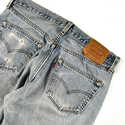 90s Levi's 501 Wallet Fade Denim-32x30.5