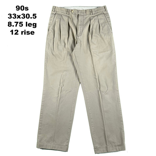 Vintage L.L. Bean Cotton Chino Pants- SELECT PAIR