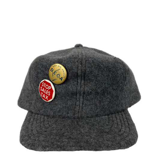 80s 'STOP SALES TAX' Pinned Fleece Hat