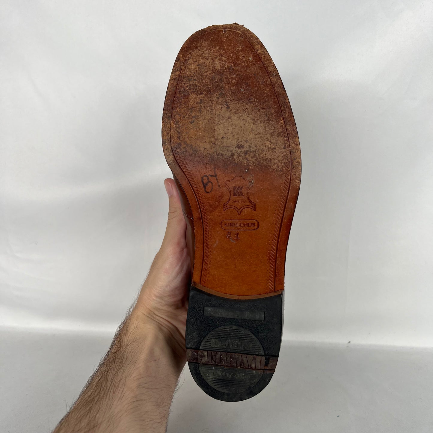 80s/90s Ford Leather Loafers- M's 9.5, W's 11