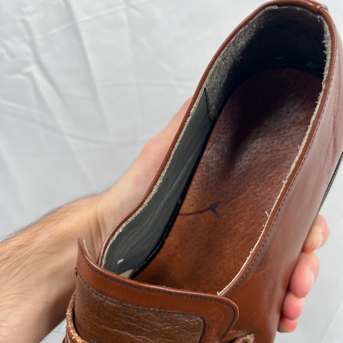 80s/90s Ford Leather Loafers- M's 9.5, W's 11