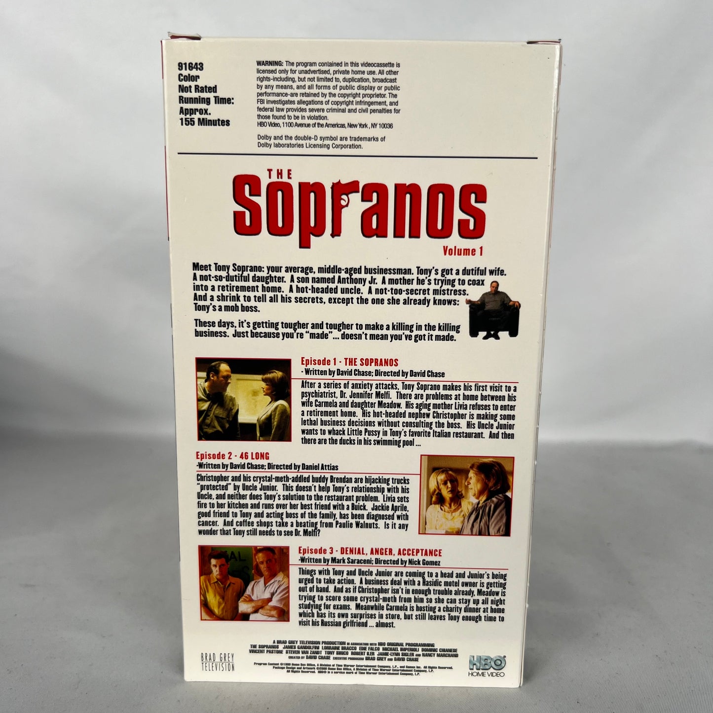 The Sopranos Season 1 Complete VHS Set