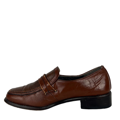 80s/90s Ford Leather Loafers- M's 9.5, W's 11