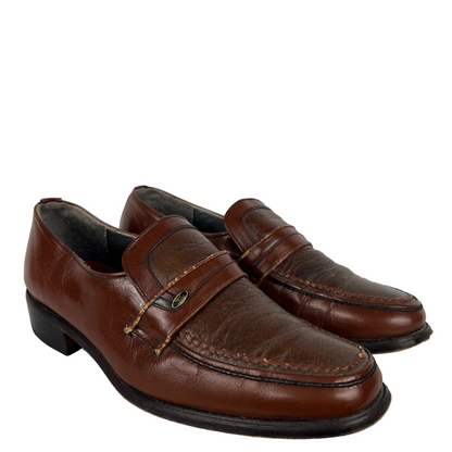 80s/90s Ford Leather Loafers- M's 9.5, W's 11