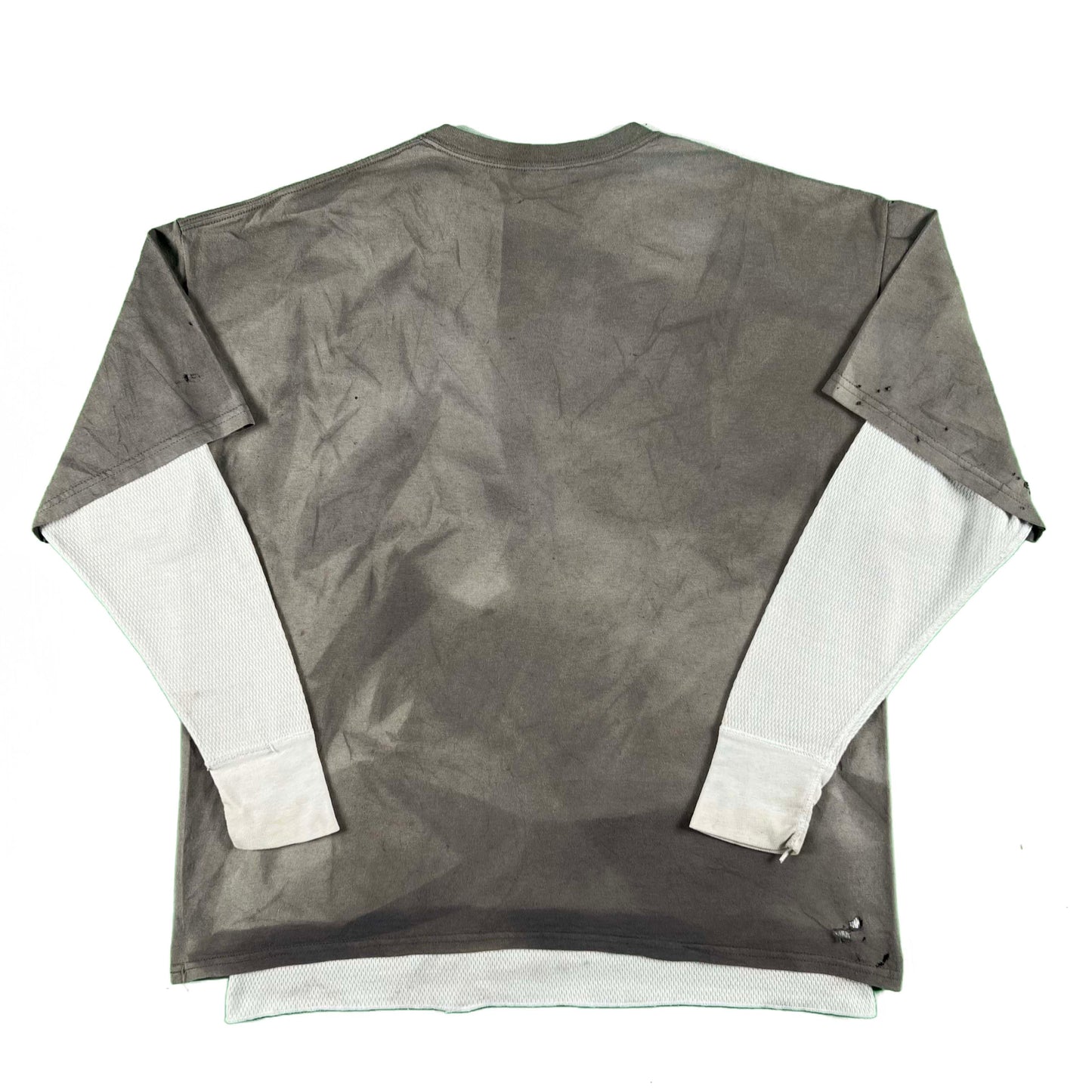 Sun Fucked 'Reefer Madness' Tee + 90s Waffle Knit Thermal- XL