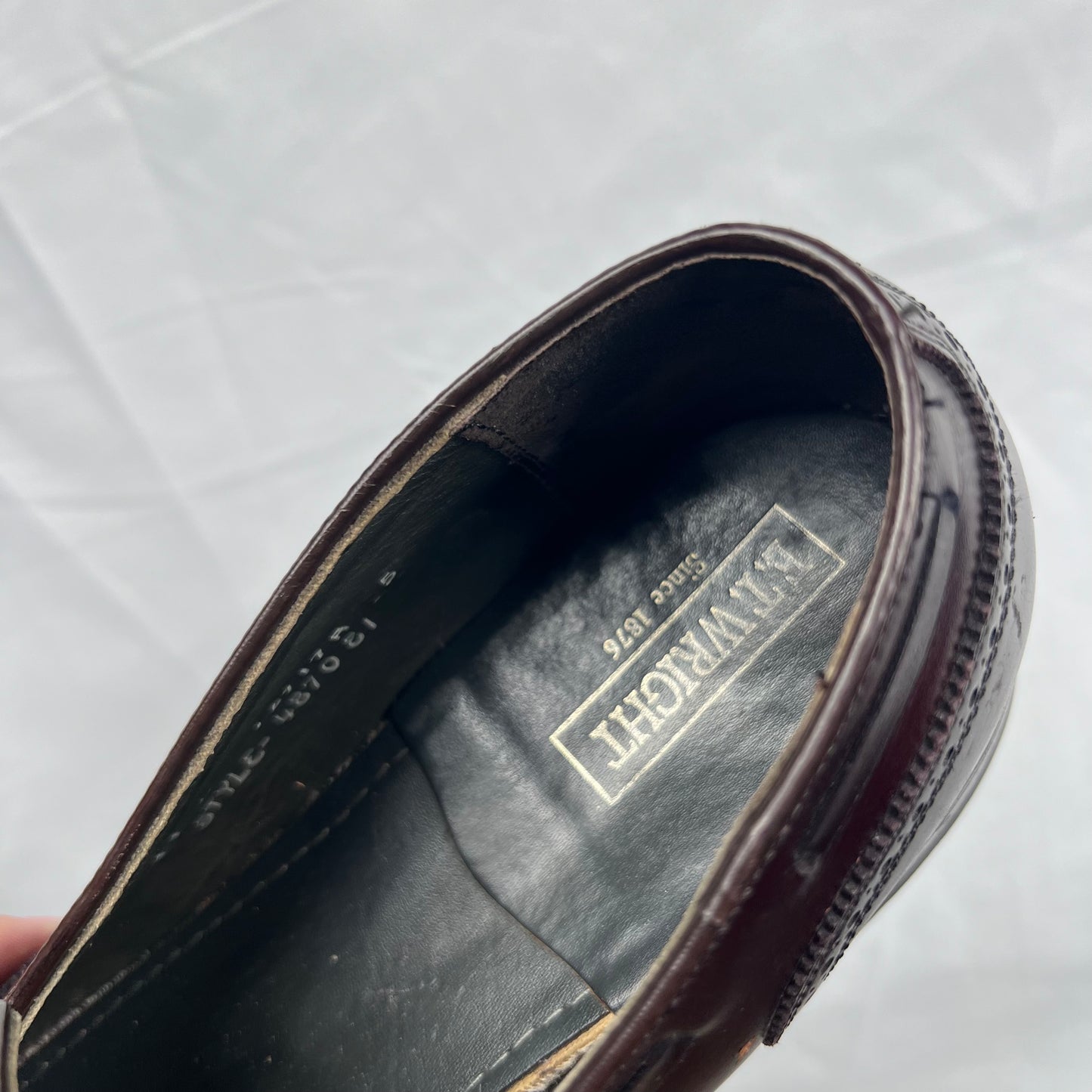 80s E.T. Wright Wingtip Leather Tassel Loafers- M's 11, W's 12.5