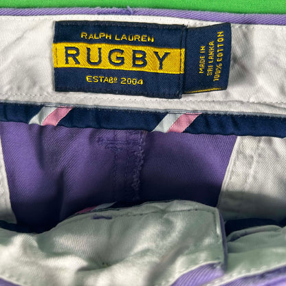 Purple Ralph Lauren Rugby Wide Leg Chinos- 32x29