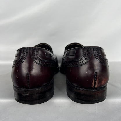 80s E.T. Wright Wingtip Leather Tassel Loafers- M's 11, W's 12.5