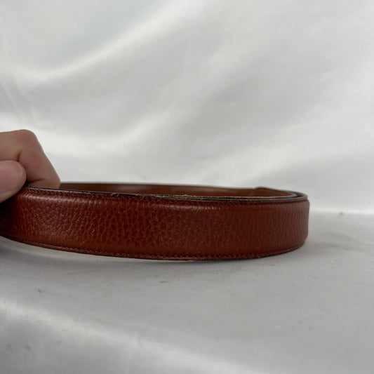 Coach Cognac Brown Leather Belt- 28"-32"