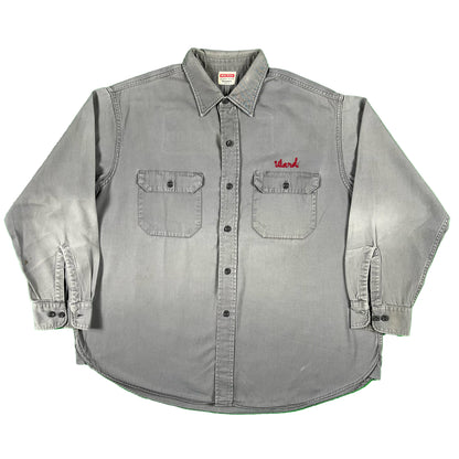 50s Big Mac Chain Stitched Cotton Work Shirt- XL