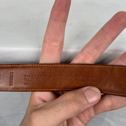 Coach Cognac Brown Leather Belt- 28"-32"